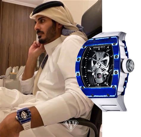 richard mille white and blue|Richard Mille blue mask watch.